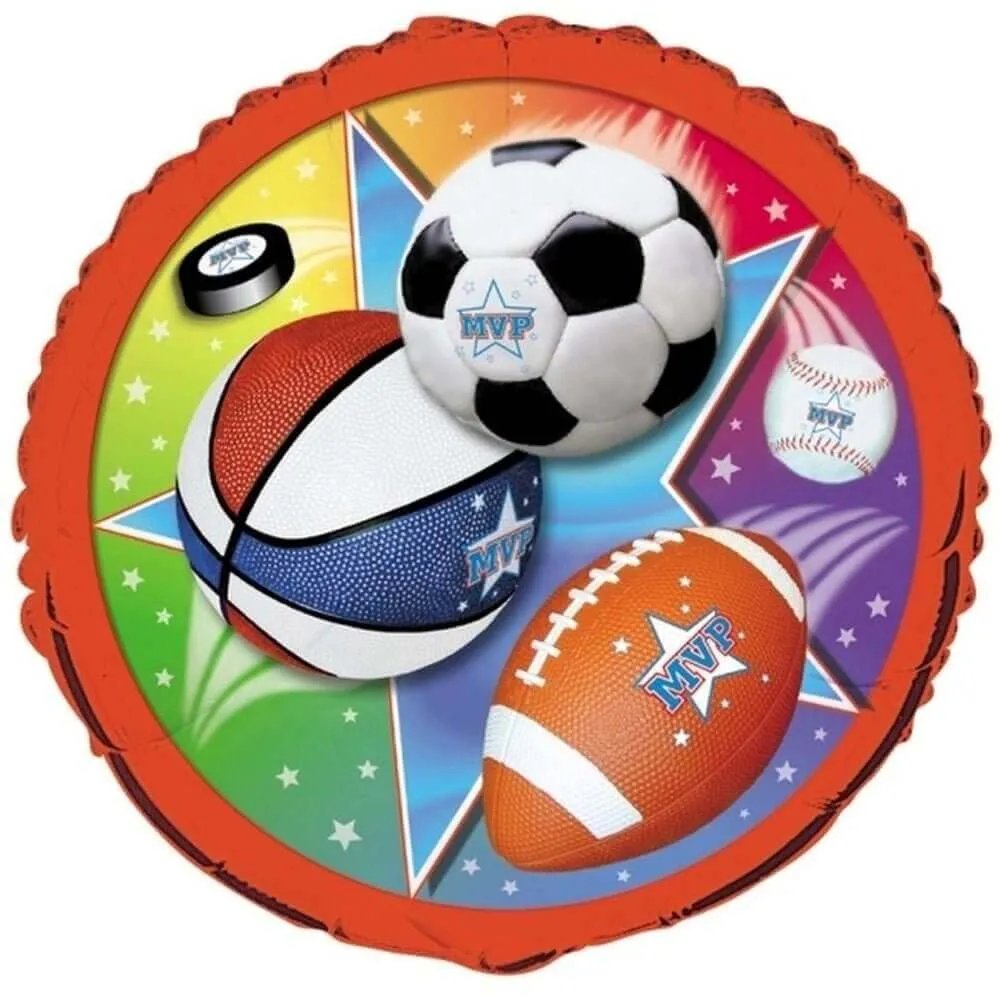 18" Sports MVP Mylar Balloon