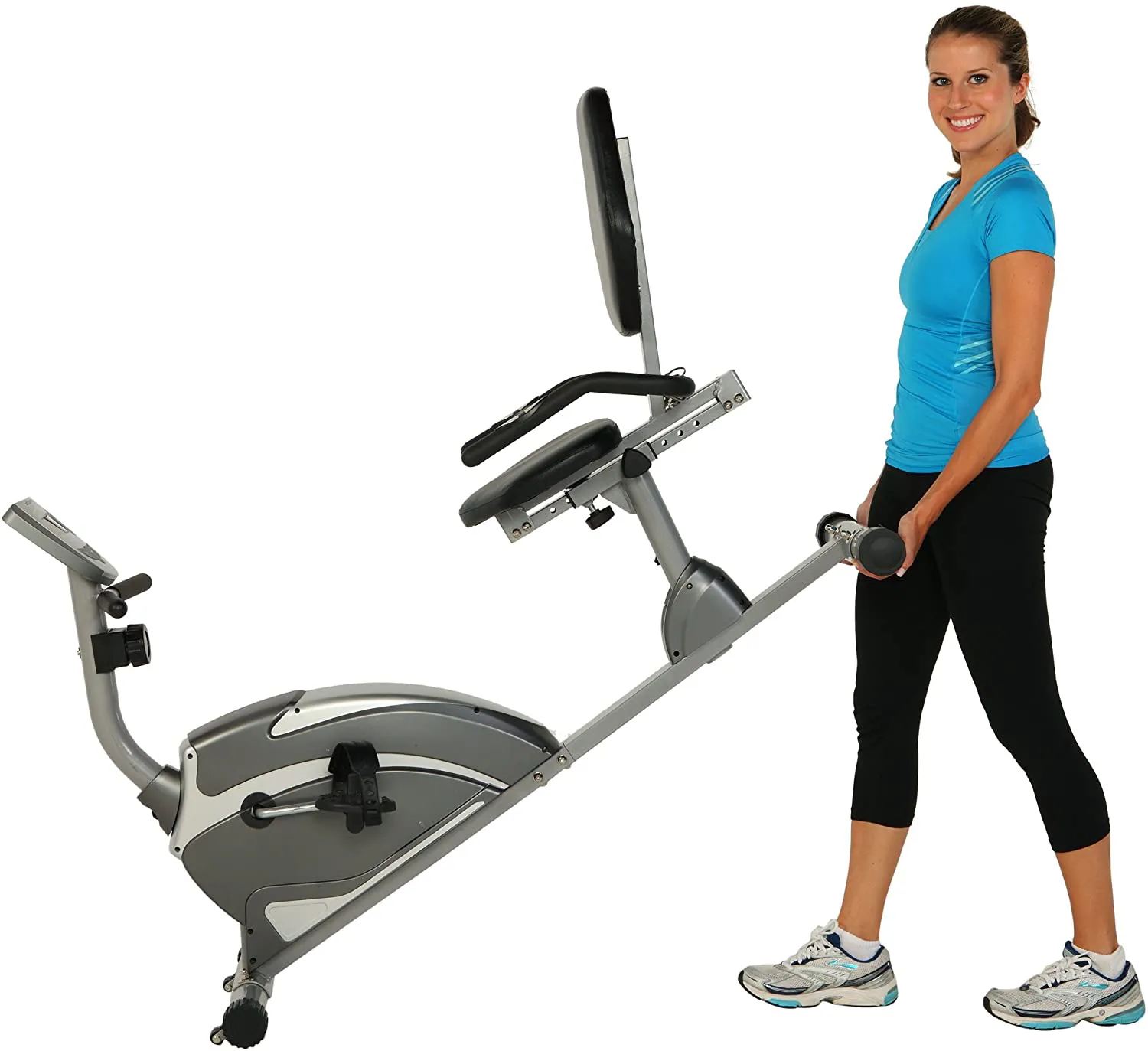 900XL Recumbent Exercise Bike with Pulse 300 lbs. Weight Capacity.