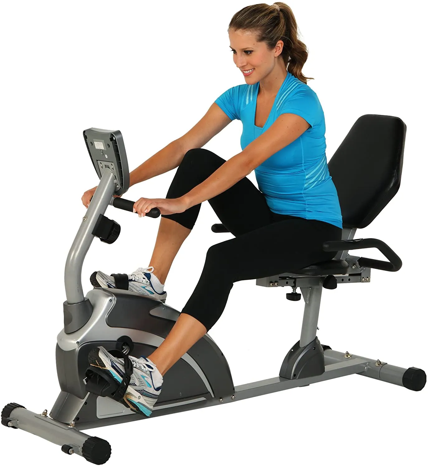 900XL Recumbent Exercise Bike with Pulse 300 lbs. Weight Capacity.