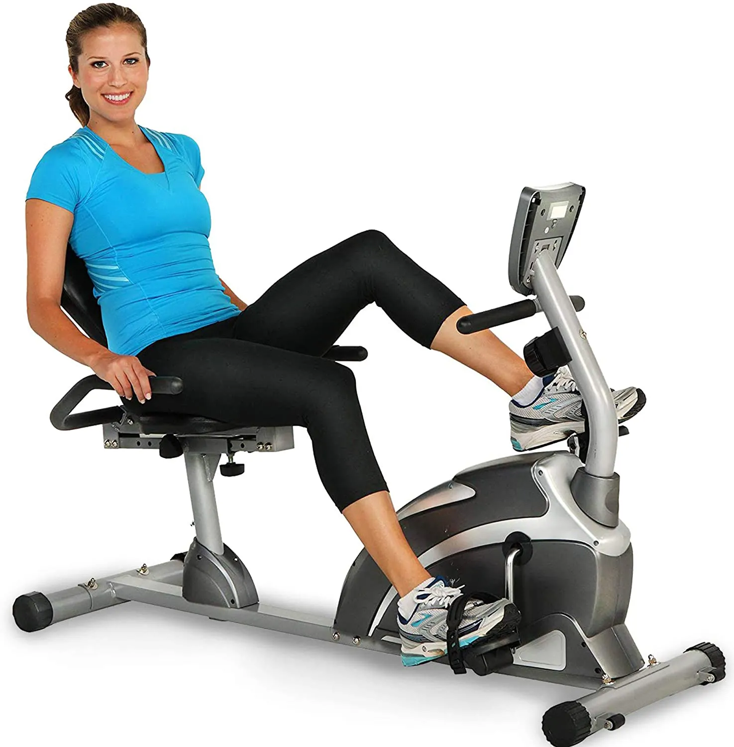 900XL Recumbent Exercise Bike with Pulse 300 lbs. Weight Capacity.