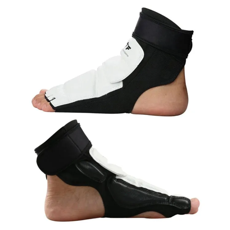 A Pair Taekwondo Boxing Half-toe Foot Guard, Specification: M Foot Cover (Size 34-36)