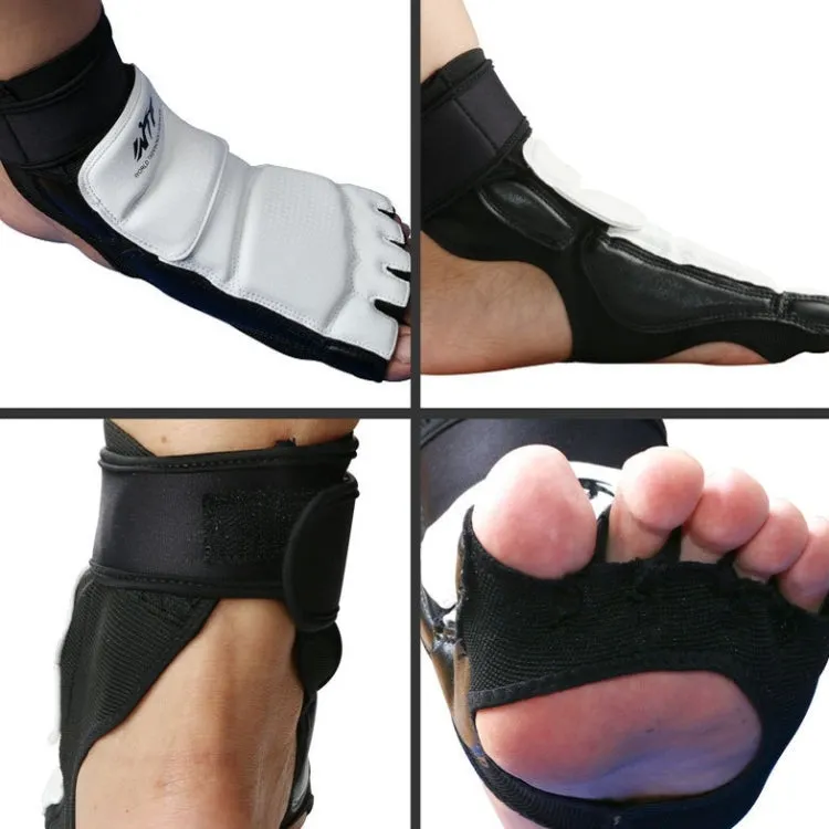 A Pair Taekwondo Boxing Half-toe Foot Guard, Specification: M Foot Cover (Size 34-36)