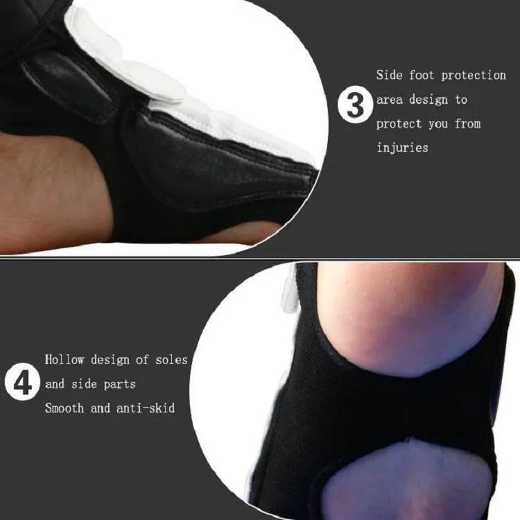 A Pair Taekwondo Boxing Half-toe Foot Guard, Specification: M Foot Cover (Size 34-36)