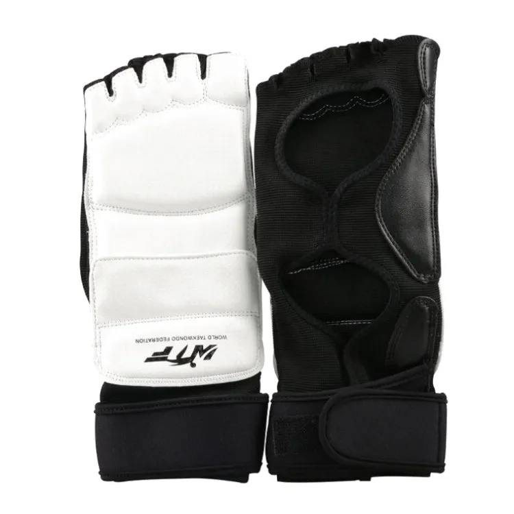 A Pair Taekwondo Boxing Half-toe Foot Guard, Specification: M Foot Cover (Size 34-36)