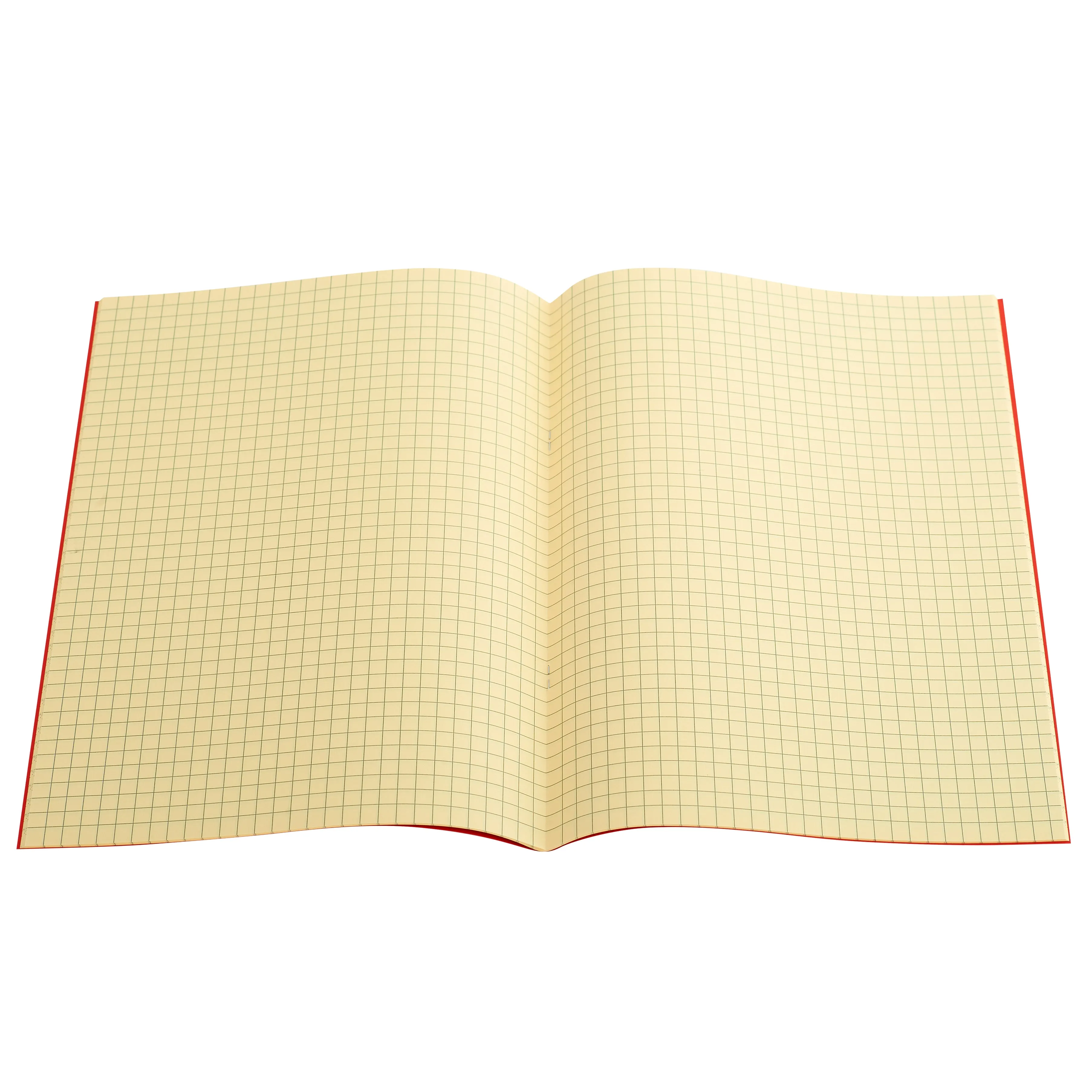 A4 - 7mm Squared Tinted Exercise Book - (Red Cover)