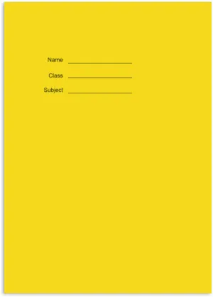 A4 White Paper Exercise Book 10 mm Lined - 48 Pages with Margin