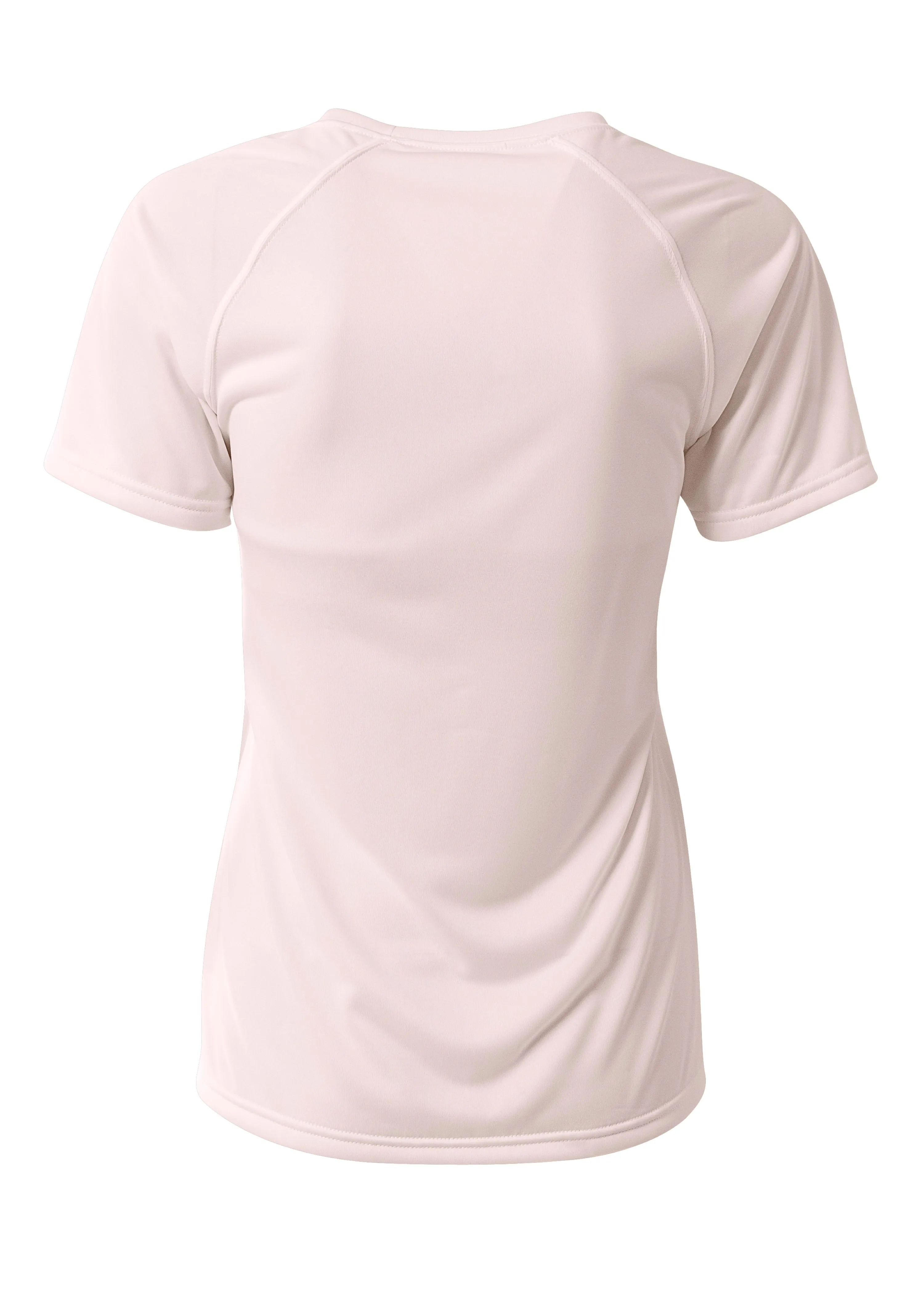 A4 Womens SureColor Short Sleeve Cationic Tee