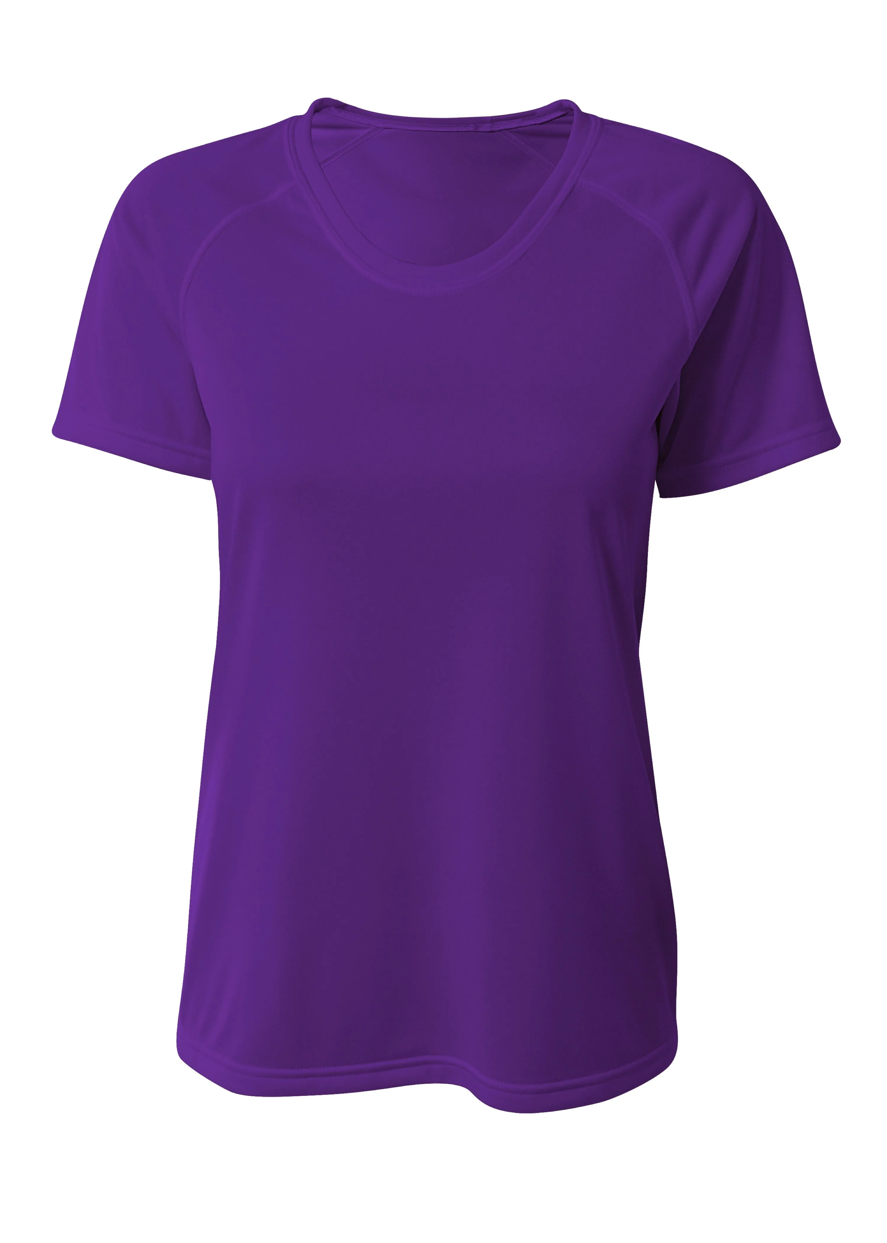 A4 Womens SureColor Short Sleeve Cationic Tee