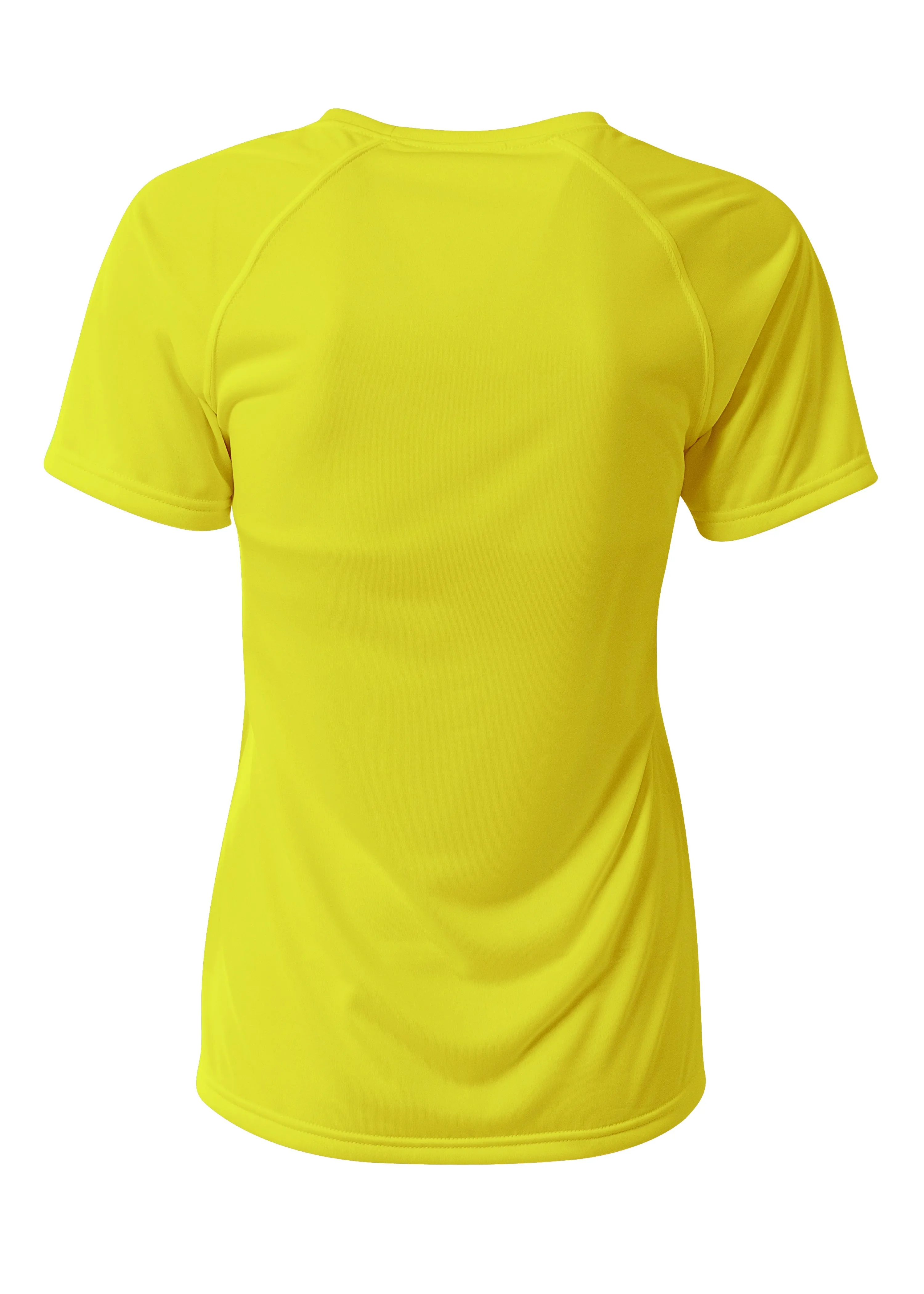 A4 Womens SureColor Short Sleeve Cationic Tee