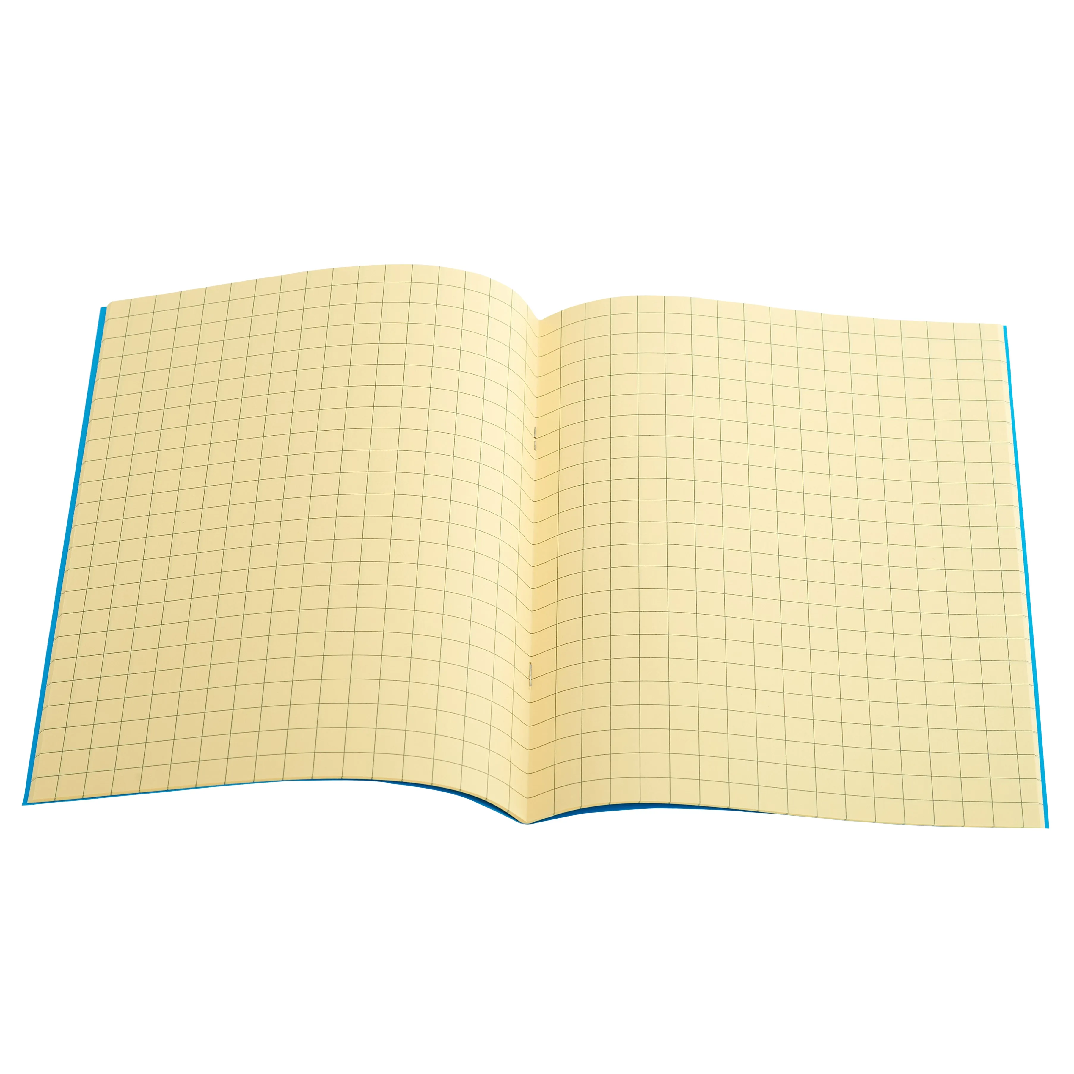 A5 (9" x 7") - 10mm Squared Coloured Paper Exercise Book