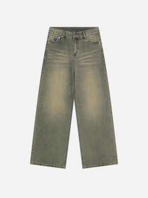 Aelfric Eden Mud Dyeing Washed Jeans