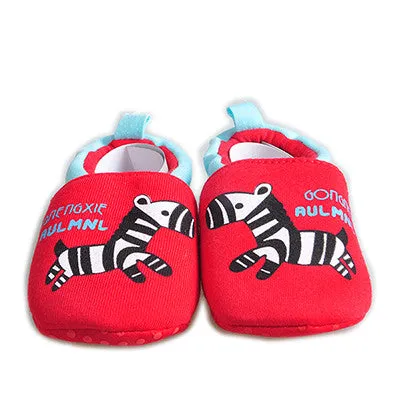 All Season 2016 Rushed Baby Shoes First Walkers Rubber Fashion Soft Sole Prewalker Newborn Boys Girls Antislip Shoes