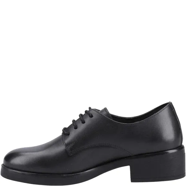 ANASTASIA Girls Leather Lace-Up Shoes Black