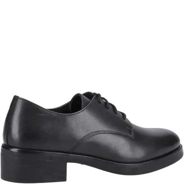 ANASTASIA Girls Leather Lace-Up Shoes Black