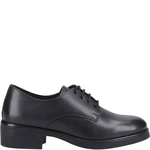 ANASTASIA Girls Leather Lace-Up Shoes Black