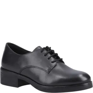 ANASTASIA Girls Leather Lace-Up Shoes Black