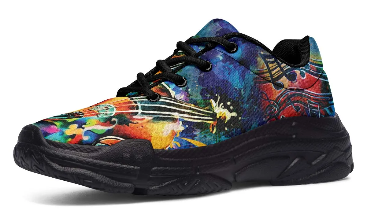 Artistic Violin Chunky Sneakers