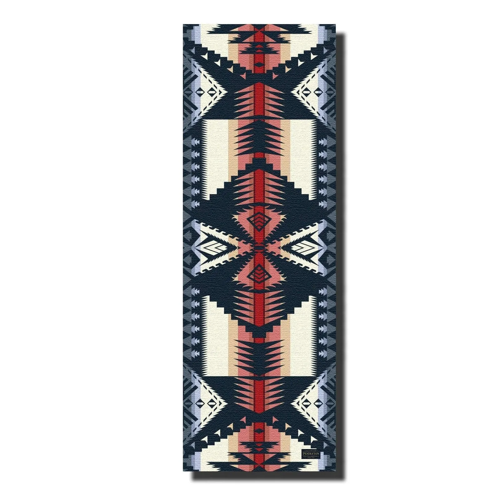 Ascend Pendleton Eagle Rock Maroon Yoga Mat