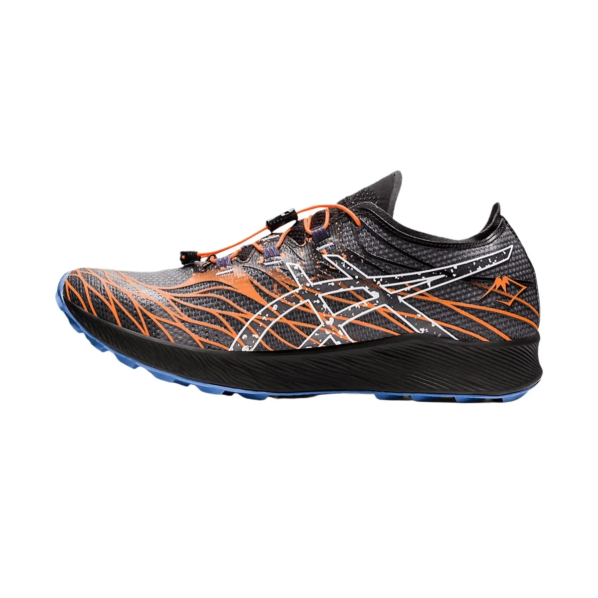 Asics Fujispeed Black Orange Shoes