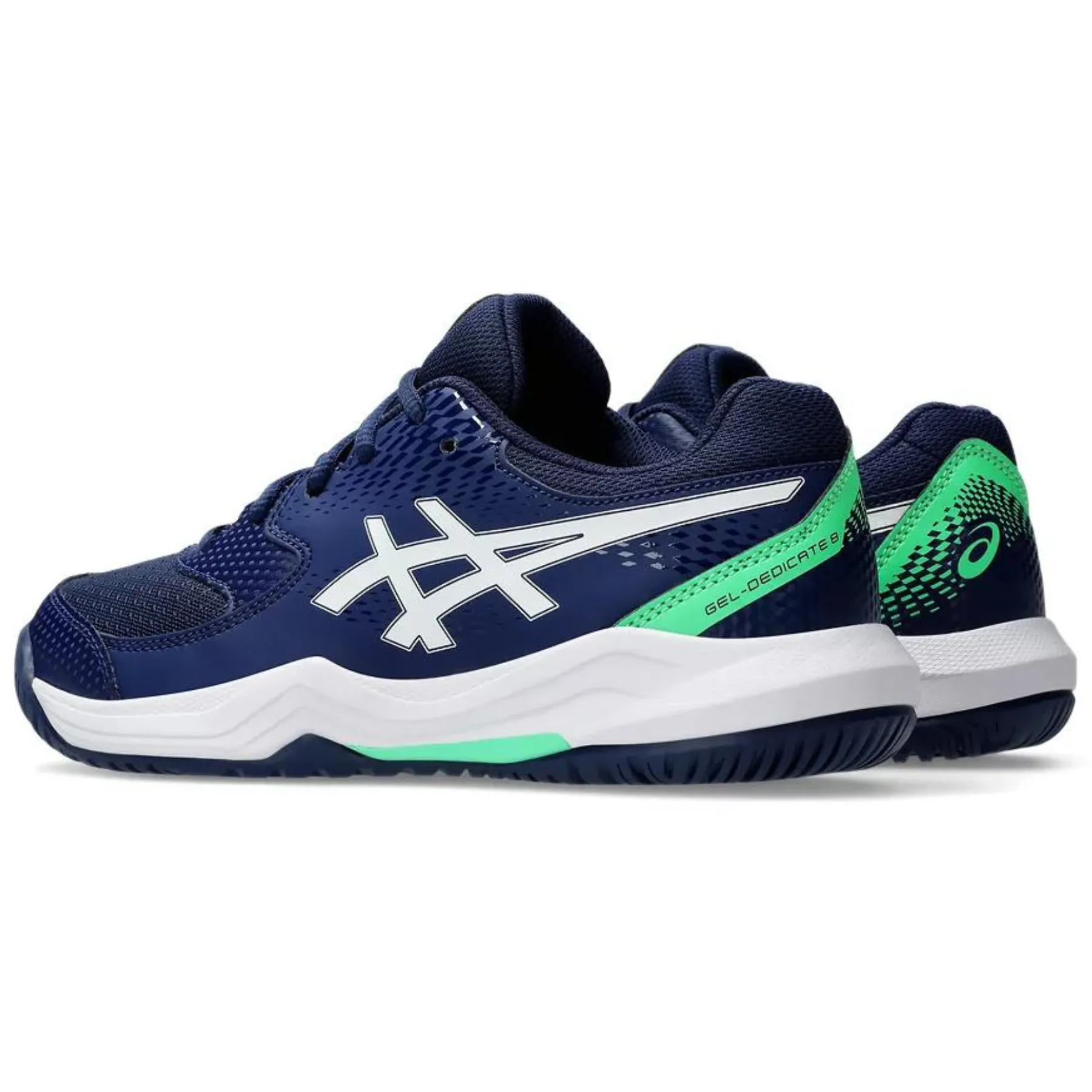 Asics Gel Dedicate 8 GS Tennis Shoes - Blue Expanse/White