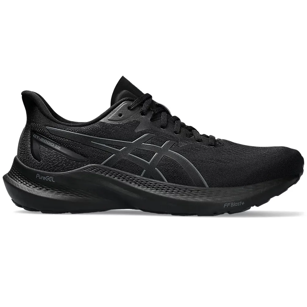 Asics Men's GT-2000 12 Running Shoes Black / Black