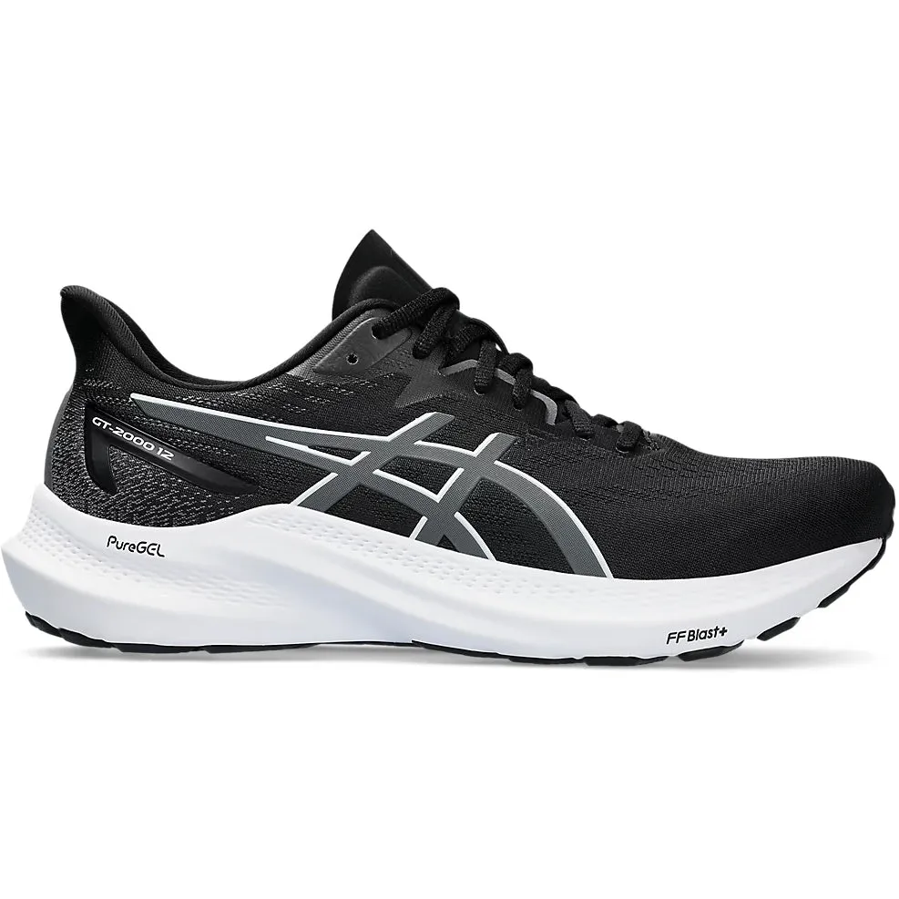 Asics Men's GT-2000 12 Running Shoes Black / Carrier Grey