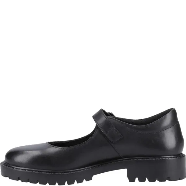 AURORA Girls Leather Shoes Black