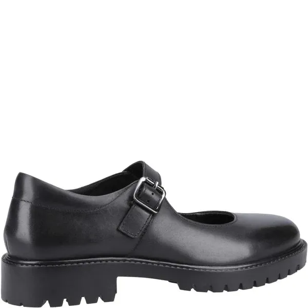 AURORA Girls Leather Shoes Black