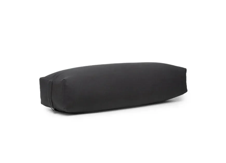 B, Halfmoon Cotton Restorative Yoga Bolster