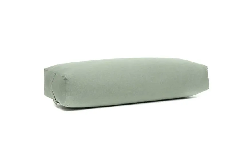 B, Halfmoon Cotton Restorative Yoga Bolster