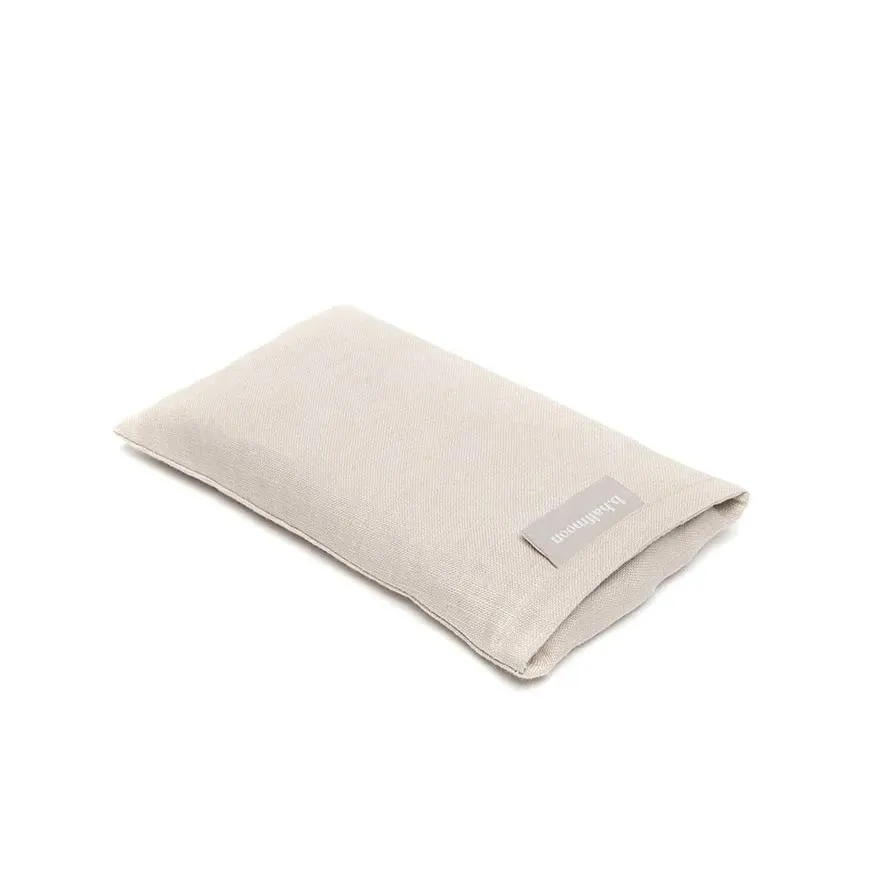 B, Halfmoon Linen Meditation Eye Pillow