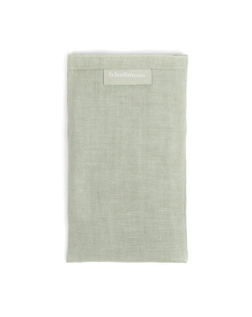 B, Halfmoon Linen Meditation Eye Pillow