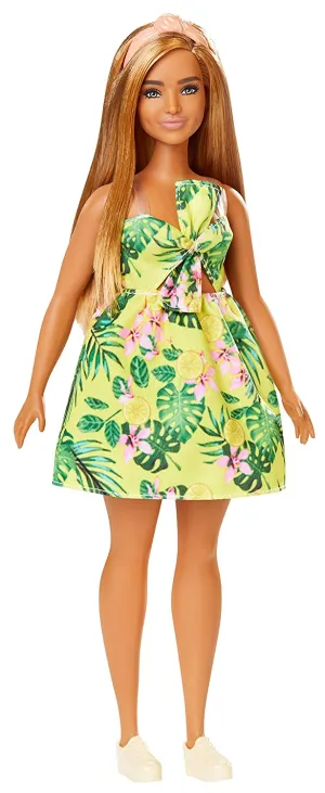 Barbie Fashionistas Doll with Long Blonde Hair Tropical Outfit