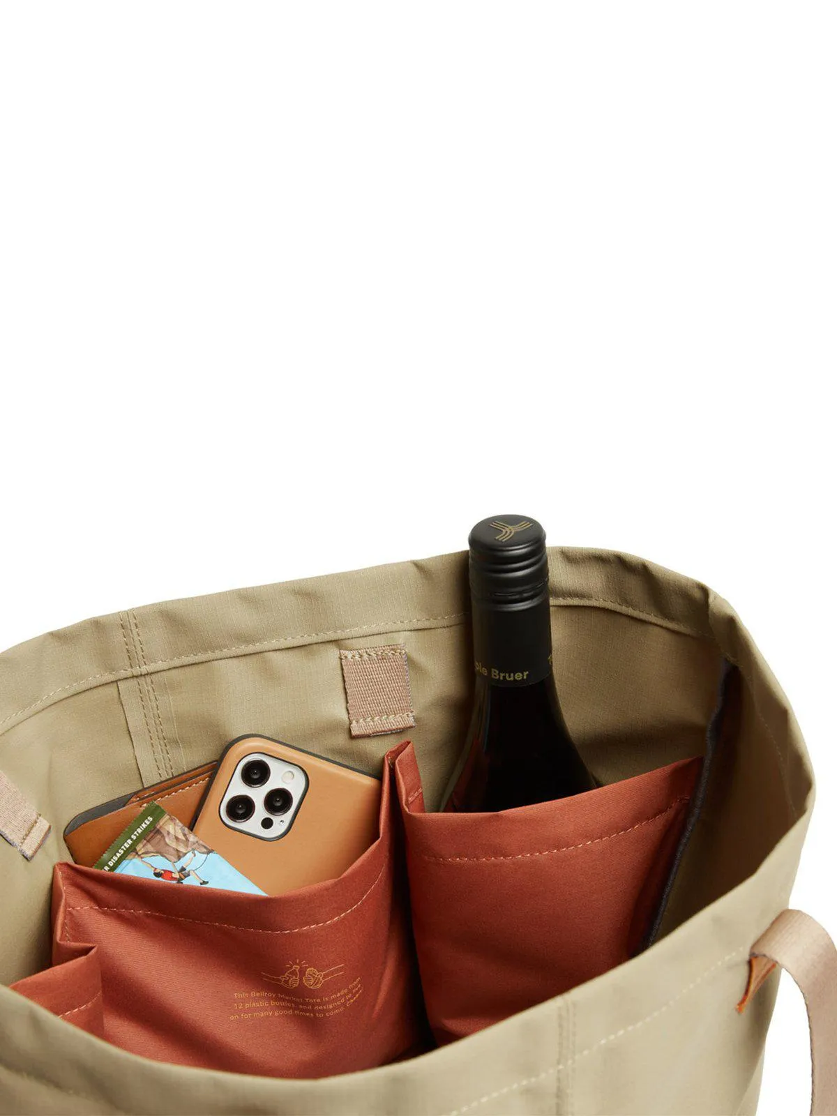 Bellroy Market Tote Khaki (Leather-free)