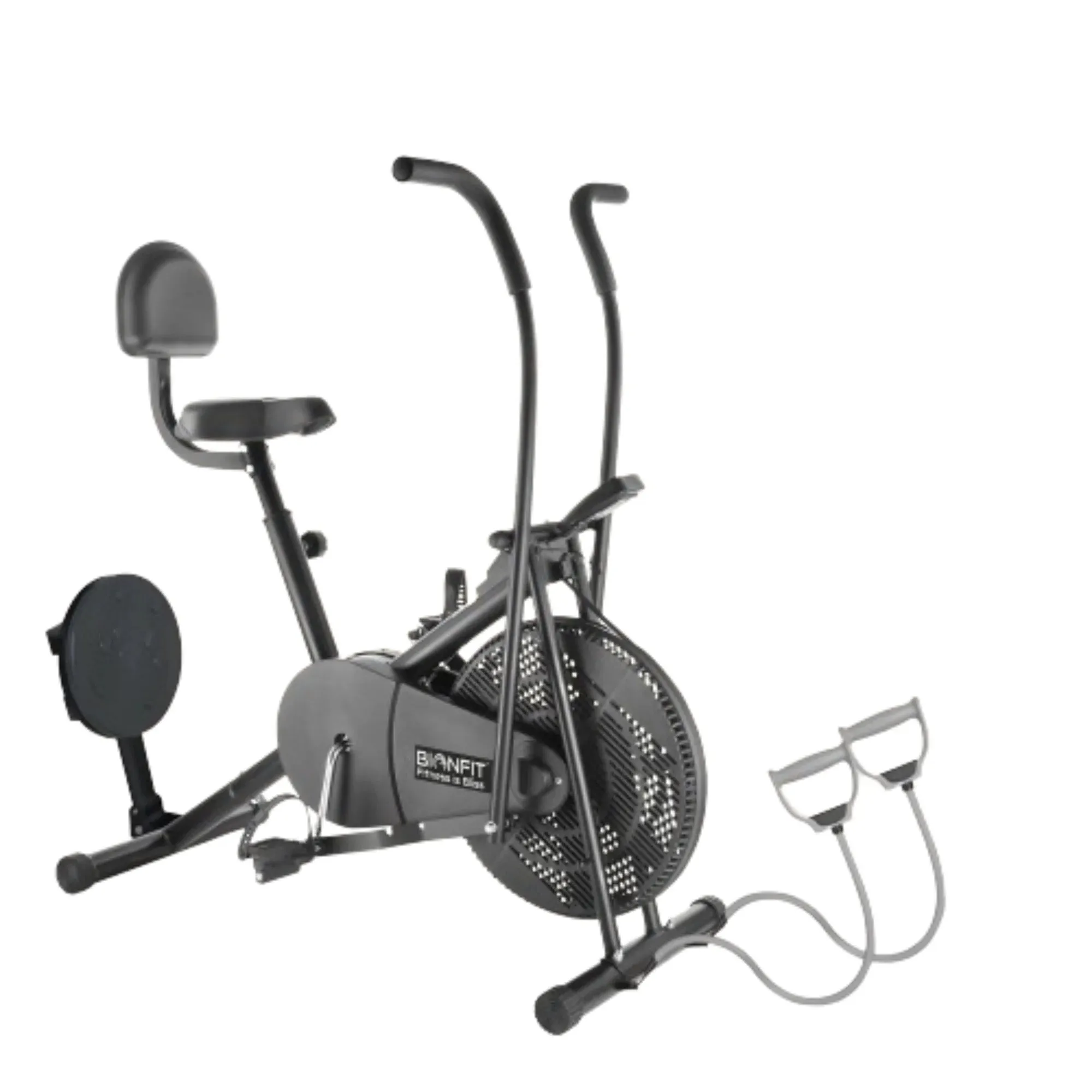 Bionfit 5M Airbike: India's 1st Moving Handle Airbike for Full-Body Workout - 2 Year Warranty