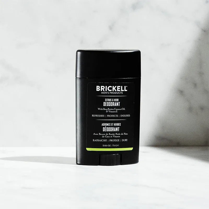 Brickell Men's Products - Deodorant Citrus & Herb, 75g