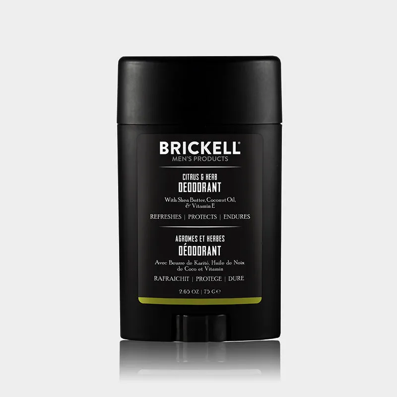 Brickell Men's Products - Deodorant Citrus & Herb, 75g