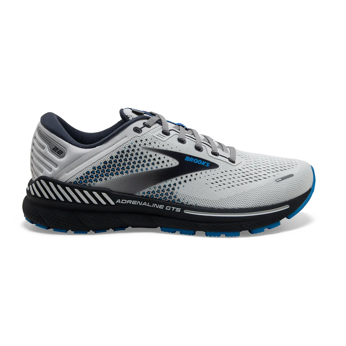 Brooks Adrenaline GTS 22 - Oyster - India Ink - Blue