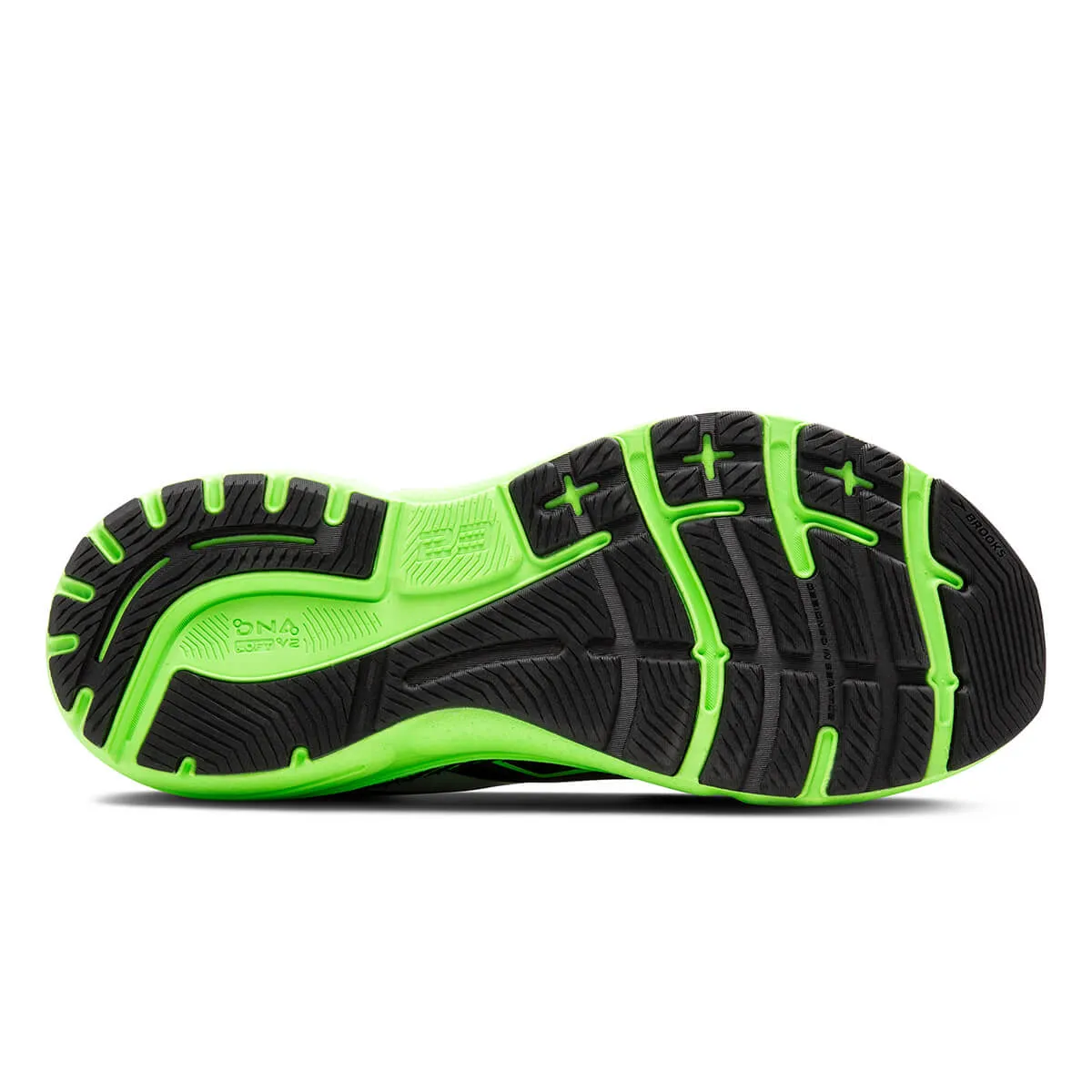 Brooks Adrenaline GTS 23 Mens | Black/green/white