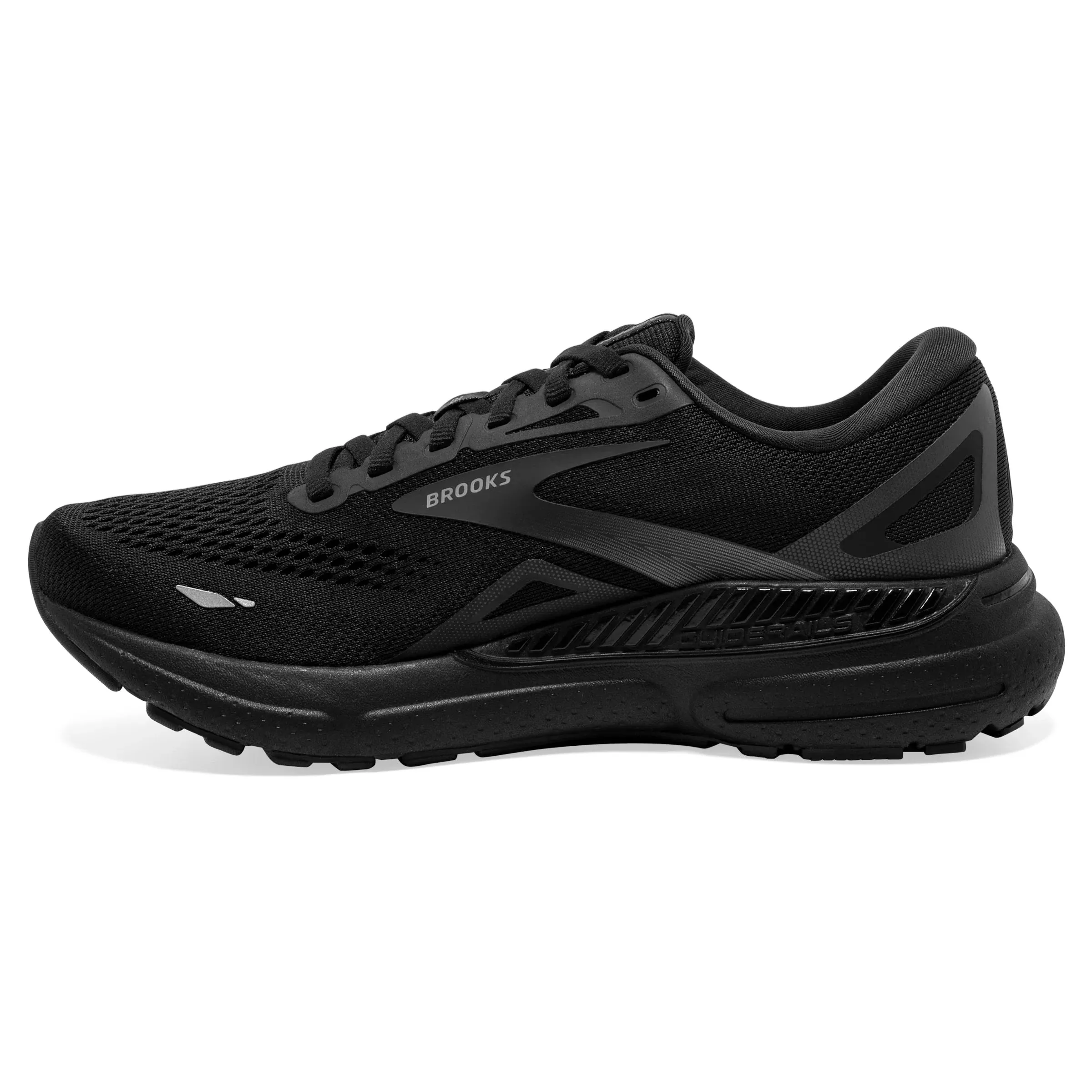 Brooks Men's Adrenaline GTS 23 Extra Wide Fit Running Shoes Black / Black / Ebony