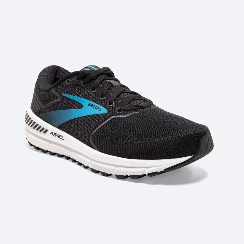 Brooks Womens Ariel 20 Wide- Black/Ebony/Blue (1203151D064)