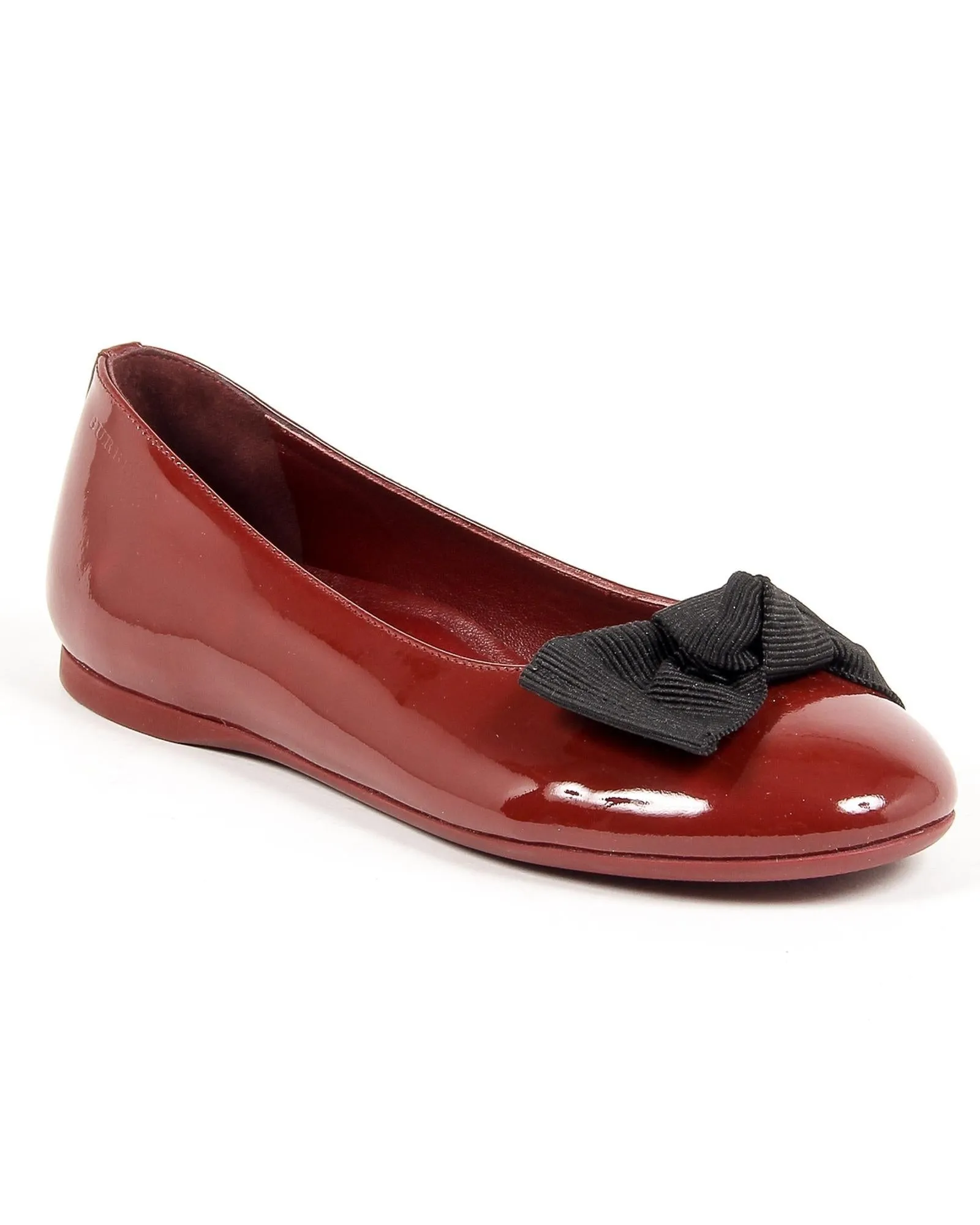 Burberry Kids Ballerina Flats in Red