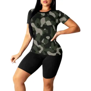 Camouflage Collection Women's Workout Set