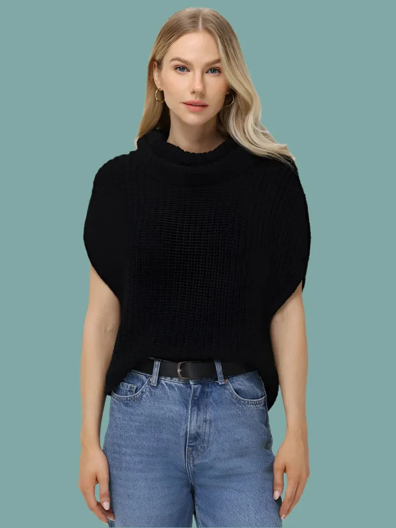 Cate Sleeveless Turtleneck Sweater