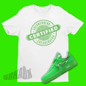 Certified Sneakerhead Shirt To Match Off-White Nike Air Force 1 Low Brooklyn