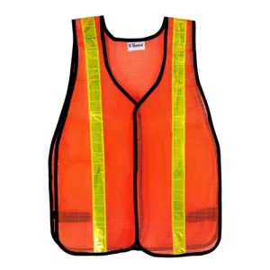 C.H. Hanson Reflective Safety Vest Fluorescent Orange One Size Fits All