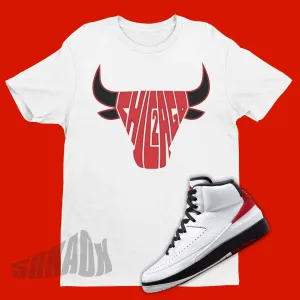 Chicago Shirt for matching your Air Jordan 2 OG Chicago