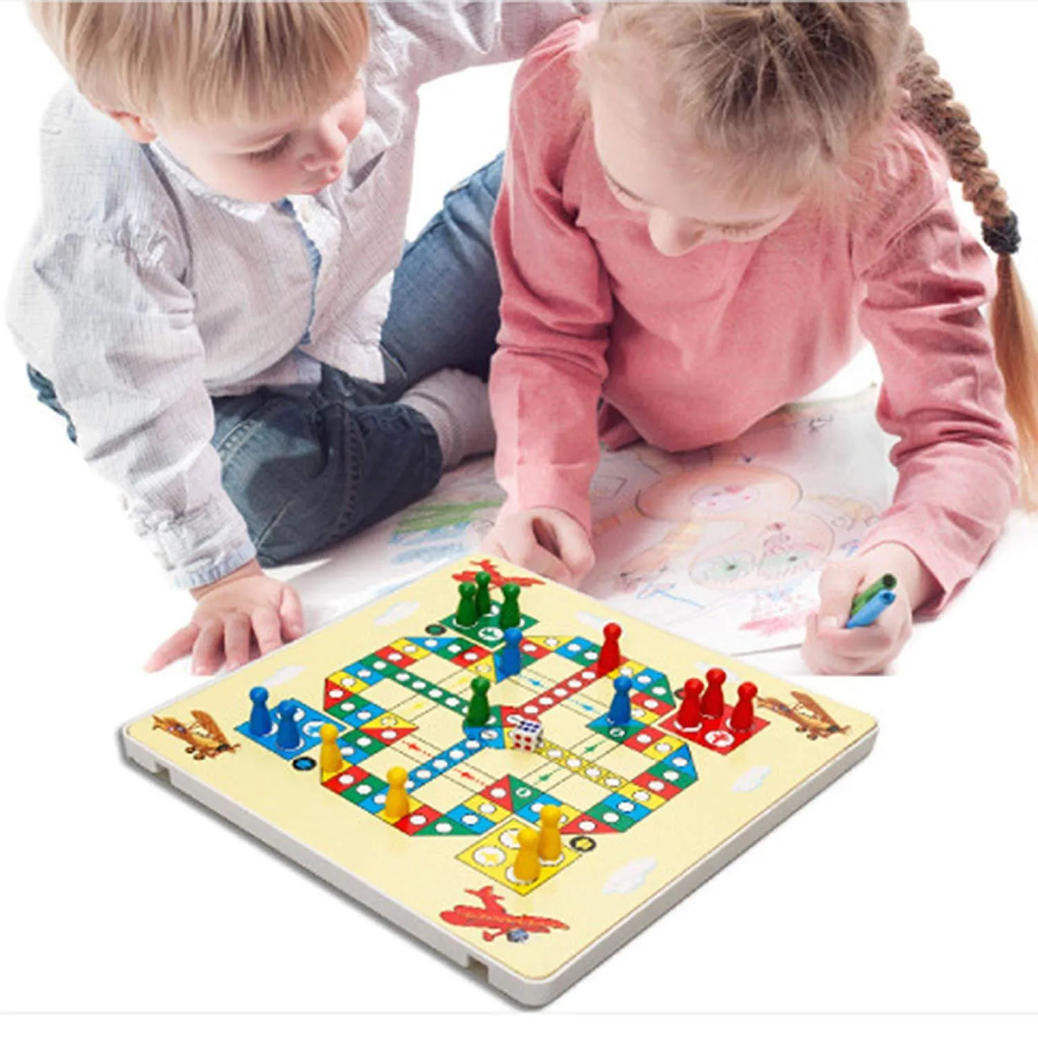 City Traffic Maze Puzzle Interactive Maze Pen Driving Beads Maze on Board