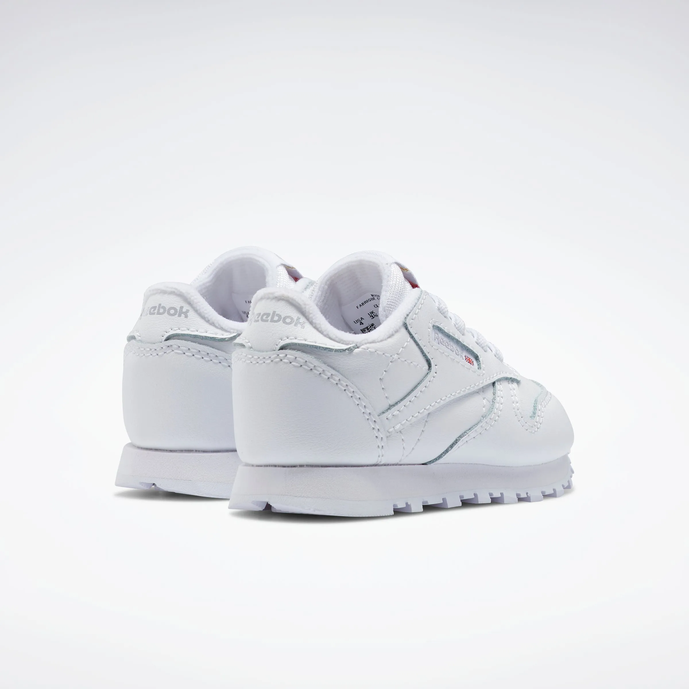 Classic Leather Shoes - Toddler White/White/White