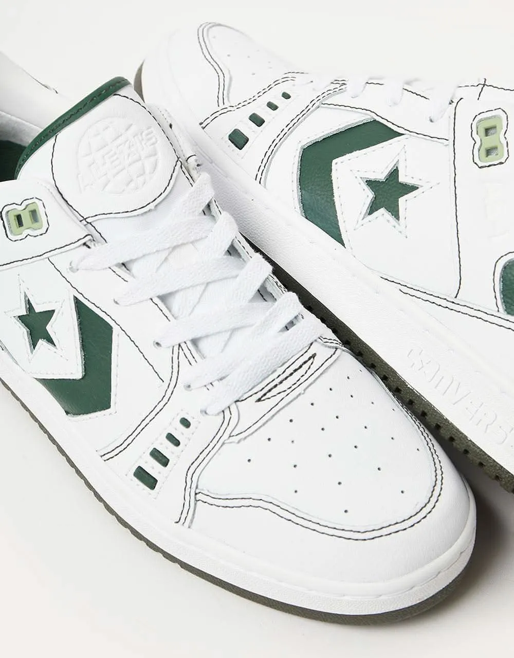 Converse AS-1 Pro Skate Shoes - White/Fir/White